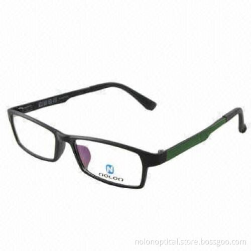 Matt black ultem spectacles frame